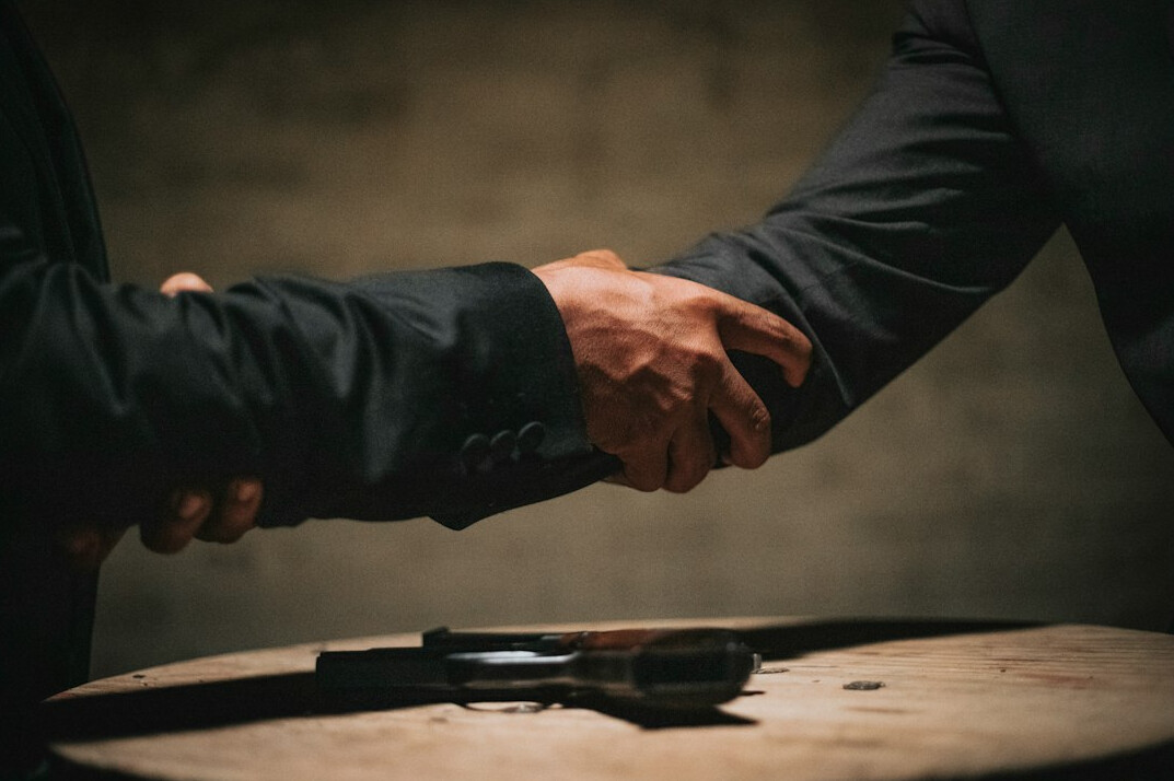 handshake between business partners